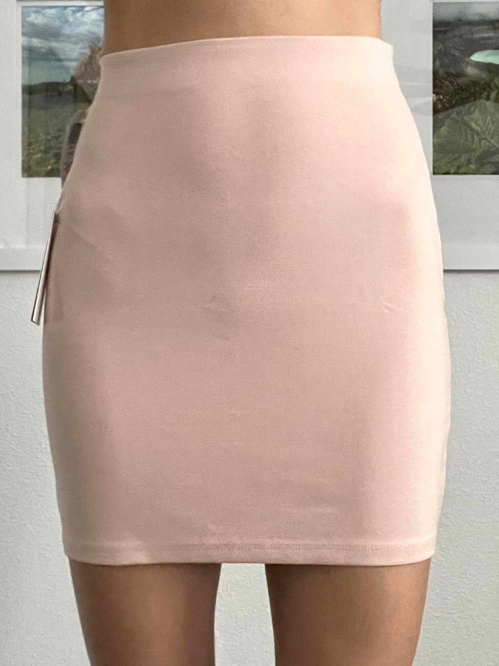 White Aritzia Sunday Best Mini Skirt